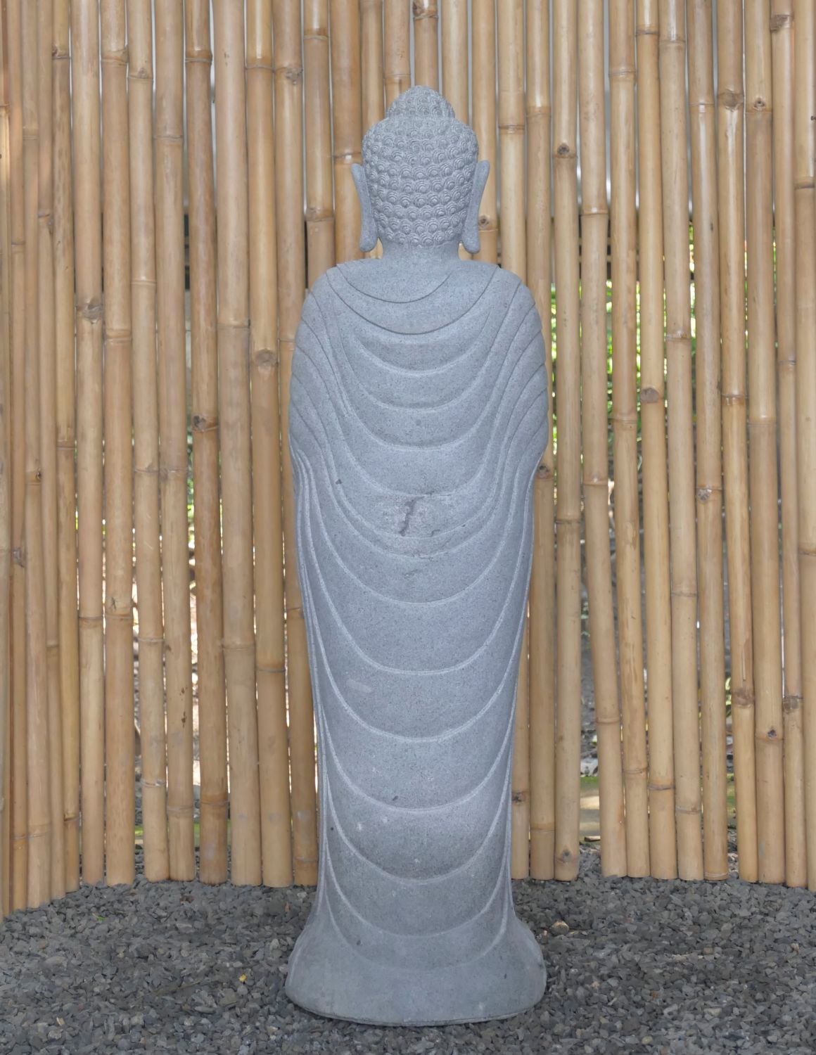  Product image 5 of the product “Standing Buddha with Lotus Flower, ca. 123 cm H ”